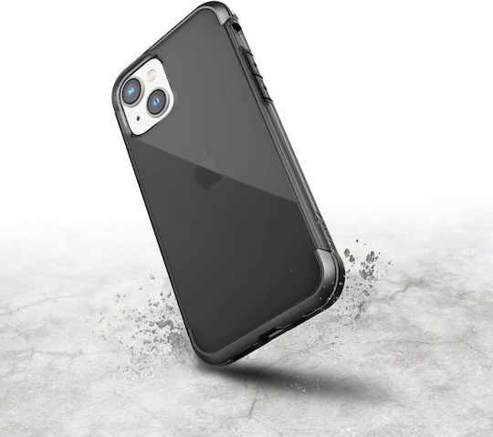 Raptic X-Doria Air Umschlag Rückseite Kunststoff / Silikon Gray (iPhone 14)