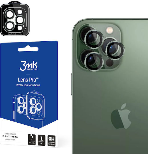 3MK Camera Protection Tempered Glass Alphine Green for the iPhone 13 Pro, iPhone 13 Pro Max 3MK3947