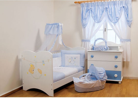 Asterias Bebe Κούνια Πάρης Λευκή Asterias Bebe Κούνια Πάρης Λευκή