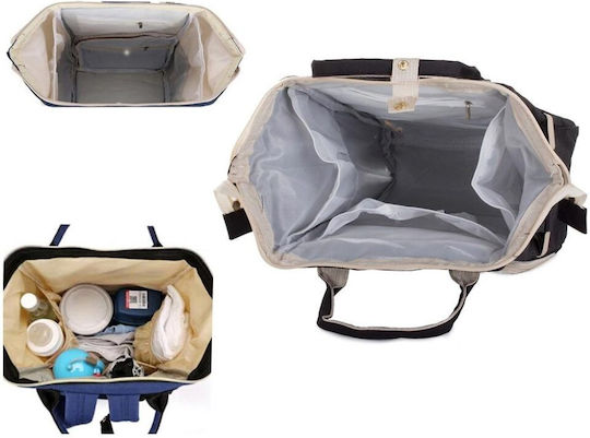 Wickeltasche-Wickelrucksack Black 24x17x38cm.