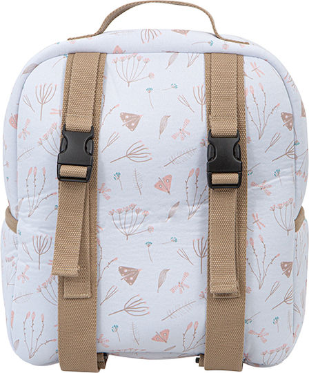 Bimbidreams Diaper Bag Cottage White 29x11x42cm.