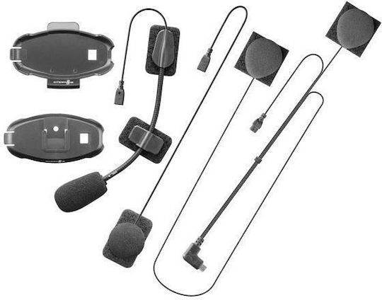 Set Headphones New Type Microphones Bases Series Interphone Active Connect