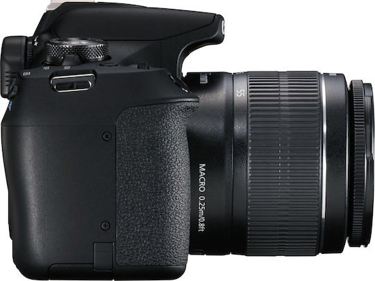 Canon DSLR Camera EOS 2000D Crop Frame Kit (EF-S 18-55mm F3.5-5.6 SEE) Black