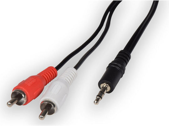 AvLink Audio Cable 3.5mm Male - RCA Male Black Length 3m 112.108UK
