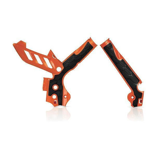Acerbis X-Grip Motorcycle Frame Protectors KTM 125 EXC / 125 SX 2011 Orange
