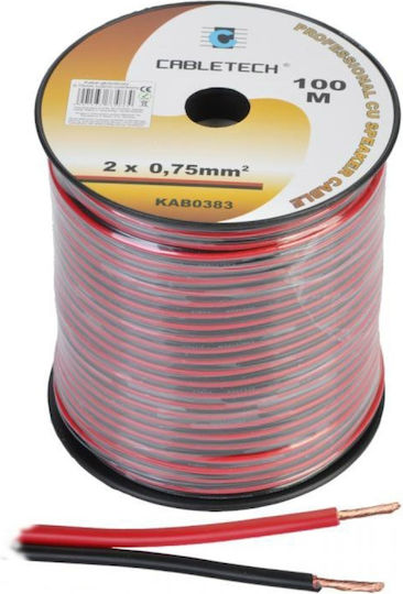 Cabletech DM-0383 Καλώδιο Ηχείου Ατερμάτιστο 100m DM-0383