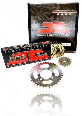 JT Sprockets Σετ Γρανάζια Αλυσίδα (15-36-428) για Daytona Sprinter 125 2007-2018