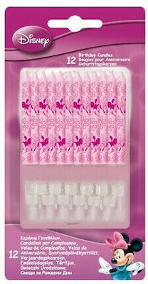 Procos Birthday Candle Regular in Pink Color 12pcs 80532