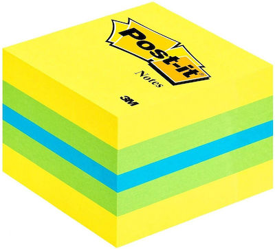 3M Post-it Notes Pad Cube 400 Sheets Multicolour 5.1x5.1cm