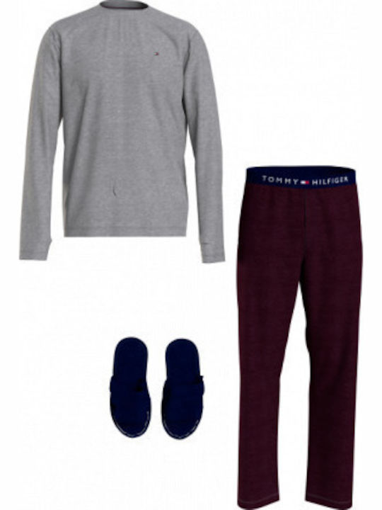 Tommy Hilfiger Mid Grey/Deep Burgundy