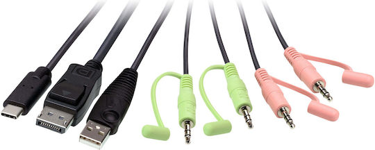 Aten Search Product or keyword 2-Port USB-C DisplayPort Hybrid Cable KVM Switch KVM & Datenumschalter CS52DP