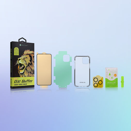 Bestsuit 6in1 Set Housing Protector Film & Camera Lens Tempered Glass & Applicator & Back Cover Σιλικόνης 0.3mm Σετ με Τζαμάκι Διάφανο (iPhone 11 Pro Max)