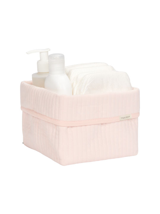 Little Dutch Nursery Storage Basket Pure Pink 1pcs