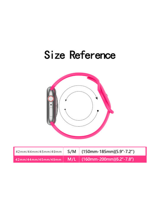 Sonique Butterfly Band Strap Silicone White (Apple Watch 44/45/46mm/Ultra 49mm)