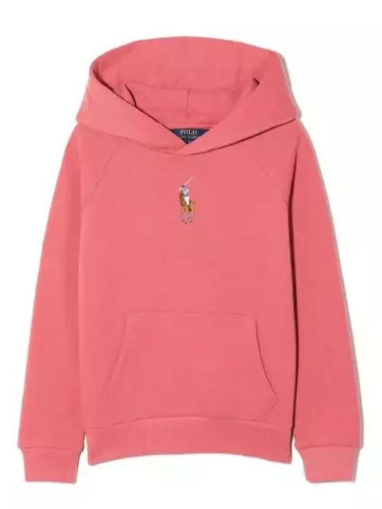 Ralph Lauren Kids Sweatshirt with Hood Pink