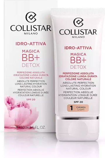 Collistar Idro-Attiva BB Light 72ωρη Κρέμα Προσώπου Ημέρας με SPF20 για Ατέλειες 50ml