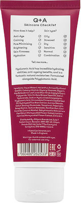 Q+A Natural Skincare Αnti-aging & Moisturizing Day Cream Suitable for All Skin Types with Hyaluronic Acid 75ml