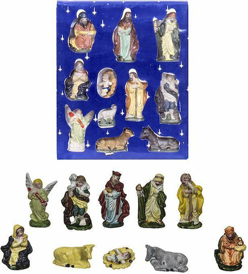 XMASfest Christmas Figure Manger Height 8cm 10pcs