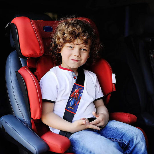 Carner Car Seat Belt Pads Spiderman Blue