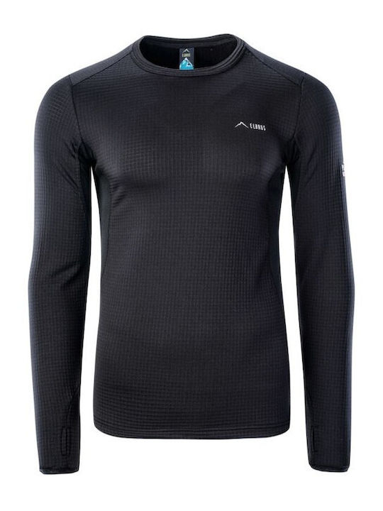 Elbrus Thermoactive Nadim Polartec M Men's Athletic Long Sleeve Blouse Black