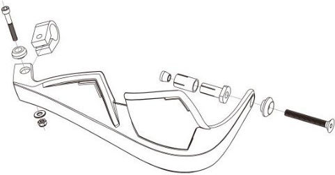 Polisport Мотоциклетни ръкавици Evolution Integral 22мм в Син цвят