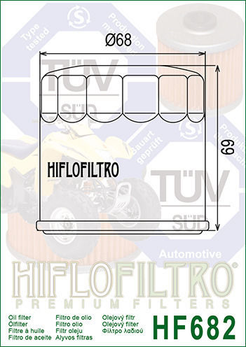 Hiflofiltro Motorcycle Oil Filter