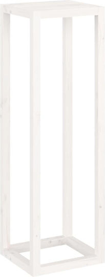 vidaXL Set Pflanzenständer Holz Weiße 50cmcm. 3Stück