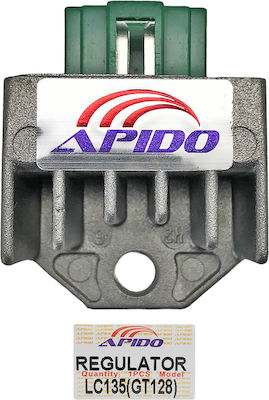 Apido Motorcycle Regulator Rectifier for Yamaha Crypton