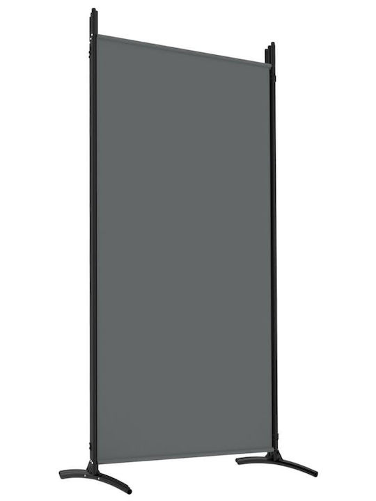 vidaXL Декоративен Параван Текстилен с 5 Панела Charcoal 433x180см