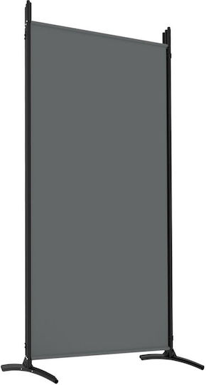 vidaXL Декоративен Параван Текстилен с 5 Панела Charcoal 433x180см