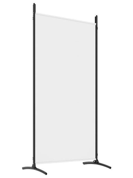 vidaXL Decorativ Paravan Tesatura cu 4 Panouri White 346x180cm