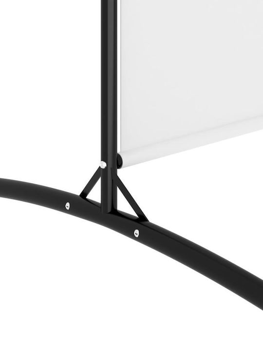 vidaXL Decorativ Paravan Tesatura cu 4 Panouri White 346x180cm