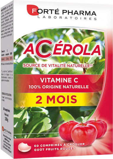 Forte Pharma Acerola Vitamin C Мултивитамин за Енергия & Подсилване на имунната система 12 бр