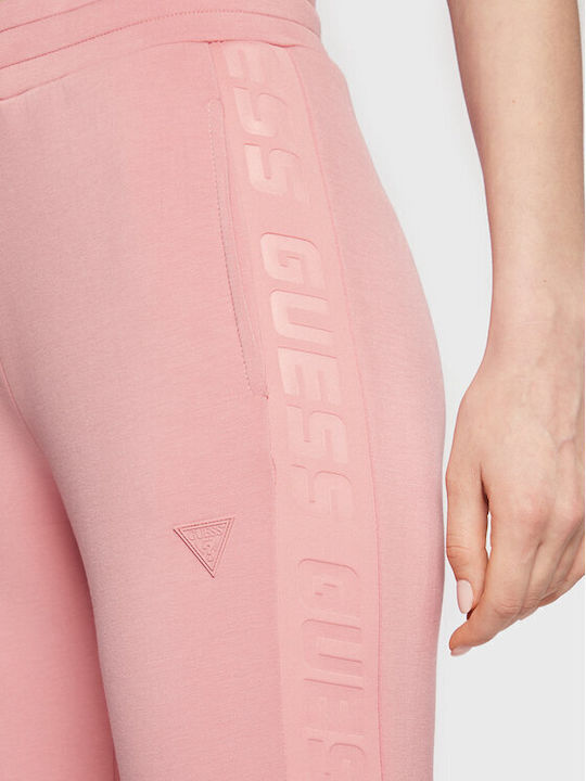 Allie Pantaloni de trening pentru femei cu cauciuc Roz