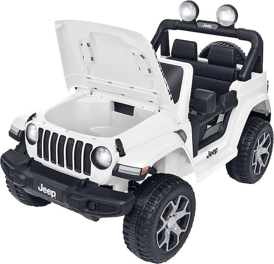 Globo Kids Ride On Cars Two Seater with Remote Control 12 Volt White for 3+ Years