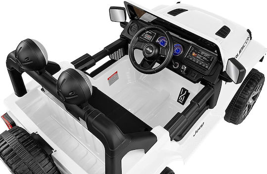 Globo Kids Ride On Cars Two Seater with Remote Control 12 Volt White for 3+ Years