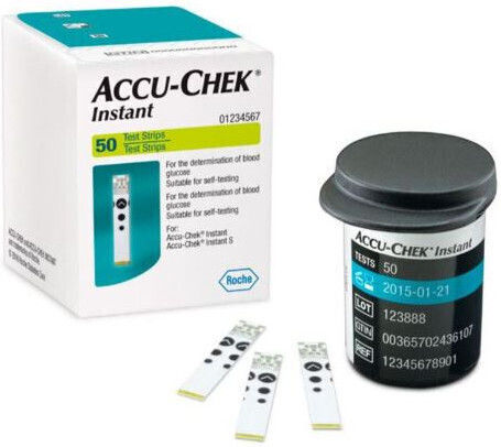 Roche Accu-Check Instant Glucose Meter with Bluetooth & Scarifier