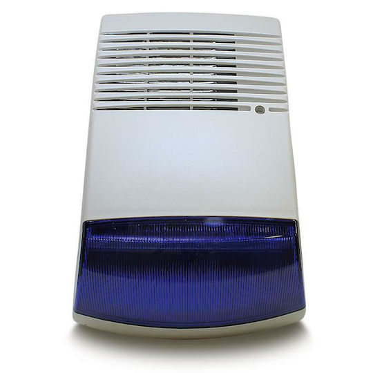 Spark Outdoor Battery Alarm Siren 114dB with Blue Light