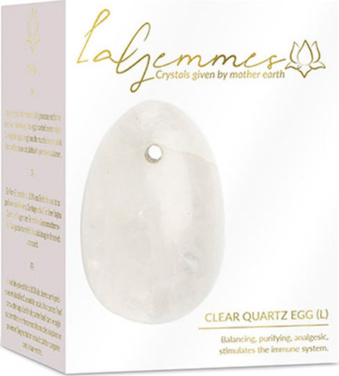 La Gemmes Clear Quartz Egg L Vaginalbälle Transparente