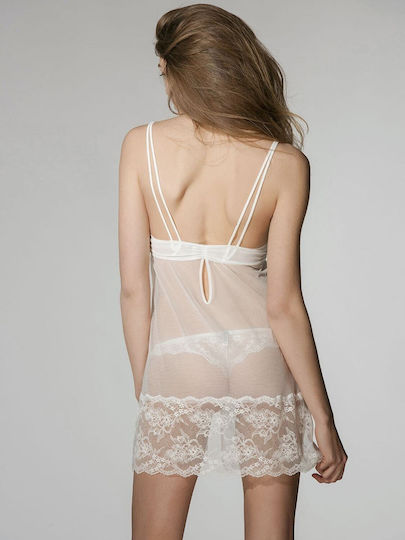 Luna Honeymoon Babydoll Sexy Ivory