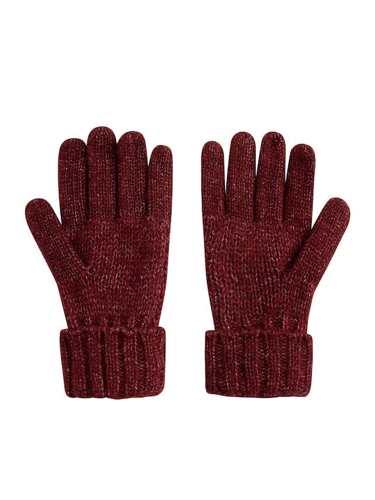Simone Rot Gestrickt Handschuhe
