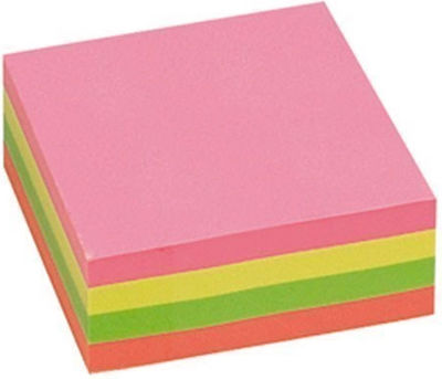 Νέον Post-it Notes Pad Cube 320 Sheets Multicolour 7.5x7.5cm