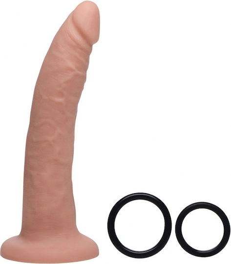 Strap U Charmed Harness with Dildo 19cm in skin color