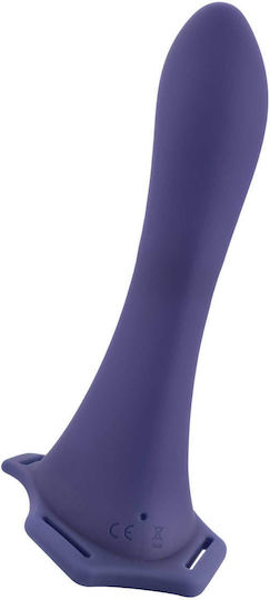Calexotics Her Royal Harness Me2 Thumper Strap On with Rechargeable Vibe Harness με Dildo 17cm και Δόνηση σε Γκρι Χρώμα