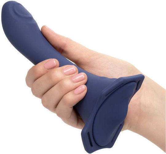 Calexotics Her Royal Harness Me2 Thumper Strap On with Rechargeable Vibe Harness με Dildo 17cm και Δόνηση σε Γκρι Χρώμα