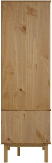 Doppeltür Kleiderschrank Natural / Grey 76.5x53x172cm