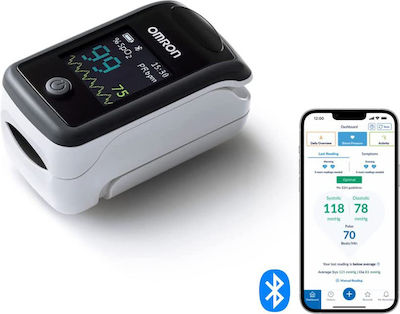 Omron P300 Intelli IT Fingertip Pulse Oximeter with Bluetooth Black