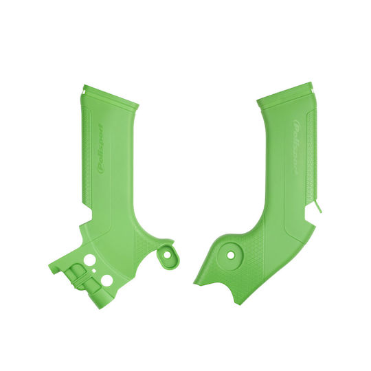 Polisport Motorcycle Frame Protectors Kawasaki KXF 450 2019-2021 Green