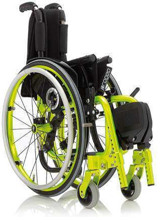 Progeo Exelle Junior Copii Scaun cu rotile Tip de lumină 39cm Bright Lime