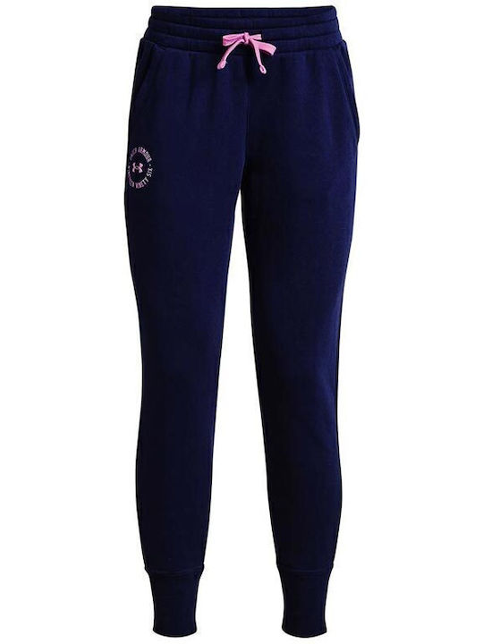 Rival Crest Sweatpants Jogger Fleece Navy Blue